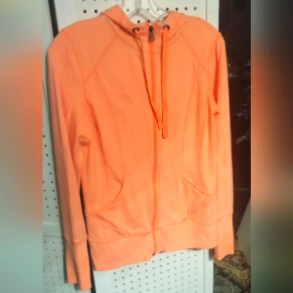 Tek Gear orange zipper hoodie